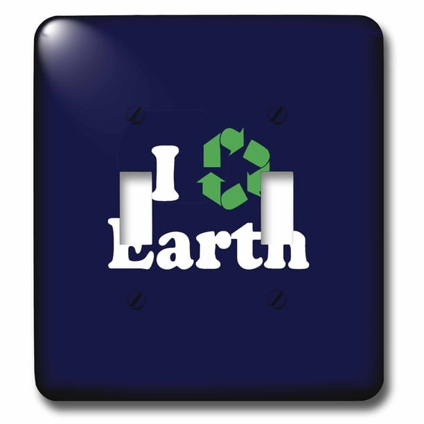 3dRose lsp_16005_2 I Recycle Earth Toggle Switch 3dRose lsp_16005_2 I Recycle Earth Toggle Switch